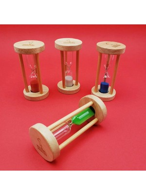 Livenda Ahşap 1 Dakikalık Kum Saati