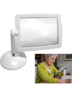 Fantastik Store 3x  360 Derece Döndürme Ekranlı, Çok Fonksiyonlu Masaüstü Büyüteç 3x - Lisinya