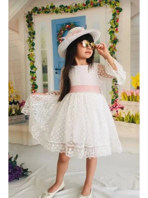 Diamondstar Kız Çocuk Parti Kıyafeti Dogum Günü ve Gösteri Kostümü Elbisesi