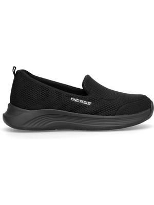 King Paolo H5182 Cips Krakers Kadın Memory Foam Klasik Sneaker Siyah