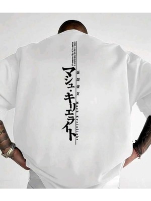 Divin Tokyo Baskılı Tişört –oversıze Şık Tasarım