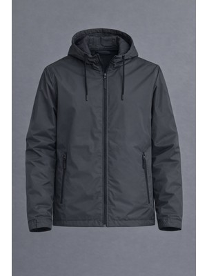 Damga Erkek Basic Günlük Füme Yağmurluk & Rüzgarlık