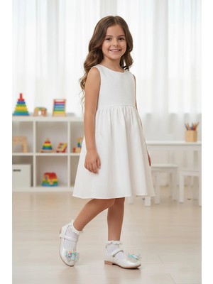 Ayakkabı Fuarı Elit HY-P-506-26Y Patik Kız Çocuk Babet Sedef