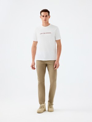 Loft Ricardo Regular Fit Erkek Kanvas Pantolon LF2039483 Dark Beıge