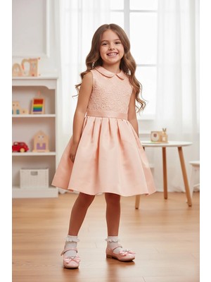 Ayakkabı Fuarı Elit HY-P-501-26Y Patik Kız Çocuk Babet Pudra