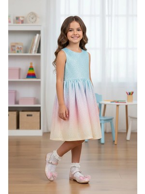Ayakkabı Fuarı Elit HY-F-509-26Y Filet Kız Çocuk Babet Pembe