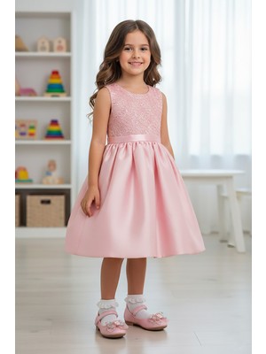 Ayakkabı Fuarı Elit HY-B-506-26Y Bebe Kız Çocuk Babet Pembe