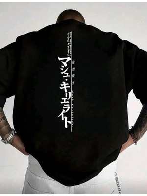 Divin Tokyo Baskılı Tişört –oversıze Şık Tasarım