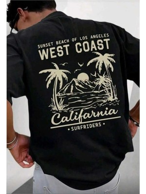 Divin Yeni Sezon Baskili Kumaş Oversize Tshirt