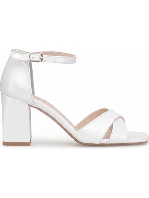 Ayakkabı Fuarı Elit PM08 K50-1 Kadın Klasik Topuklu Ayakkabı Sedef