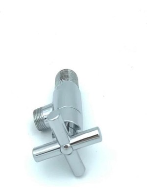 Fantastik Store Dayanıklı 4 Kollu Taharet Musluğu Tuvalet Klozet Krom Musluk ( Lisinya )