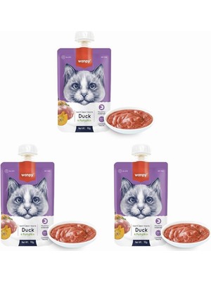 Braventa Collection Taze Ördekli&bal Kabaklı Kedi Et Ezmesi 90 gr 3lü Paket