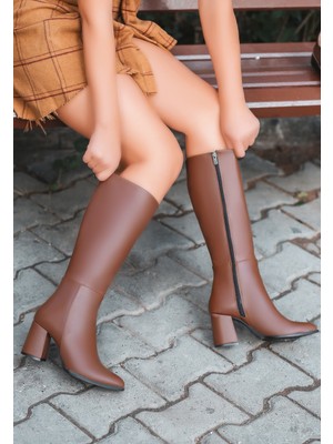 Fantastik Store Morena Taba Cilt Çizme - Lisinya