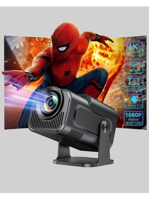 Fantastik Store HDMI USB Girişli Akıllı Projeksiyon Cihazı Taşınabilir Düşük Tüketimli - Lisinya
