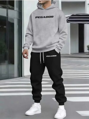 Divin Unısıx Baskılı I Oversize Sweatahırt -Eşofman Altı 2li Takım