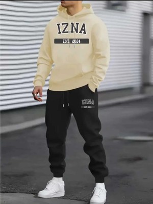 Divin Unısıx Baskılı I Oversize Sweatahırt -Eşofman Altı 2li Takım