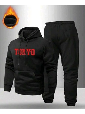 Divin Unısıx Baskılı I Oversize Sweatahırt -Eşofman Altı 2li Takım