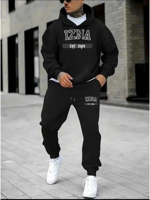Divin Unısıx Baskılı I Oversize Sweatahırt -Eşofman Altı 2li Takım