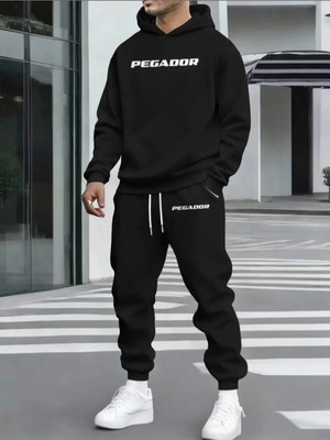 Divin Unısıx Baskılı I Oversize Sweatahırt -Eşofman Altı 2li Takım