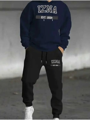 Divin Unısıx Baskılı I Oversize Sweatahırt -Eşofman Altı 2li Takım