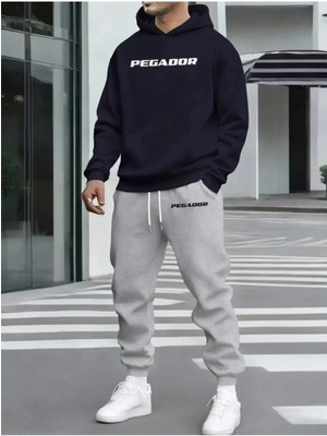 Divin Unısıx Baskılı I Oversize Sweatahırt -Eşofman Altı 2li Takım