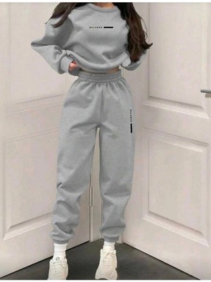 Divin Kadın Baskılı Eşofman Takım – Modern ve Rahat Street Style