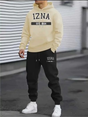 Divin Unısıx Baskılı I Oversize Sweatahırt -Eşofman Altı 2li Takım