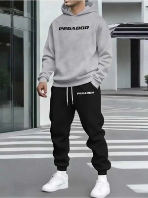 Divin Unısıx Baskılı I Oversize Sweatahırt -Eşofman Altı 2li Takım