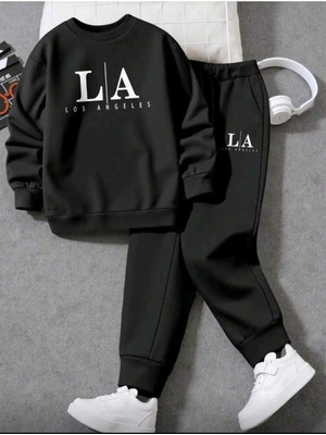 Divin Unısıx Baskılı I Oversize Sweatahırt -Eşofman Altı 2li Takım