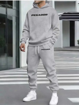 Divin Unısıx Baskılı I Oversize Sweatahırt -Eşofman Altı 2li Takım