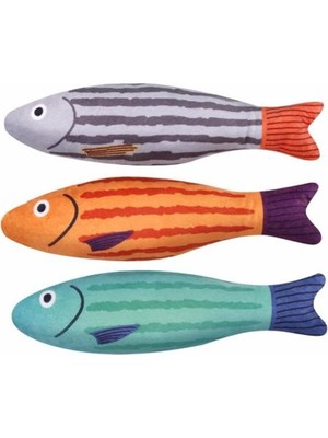 Braventa Collection Bonito Balık Peluş Kedi Oyuncağı 22X6.5 cm