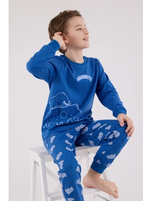 Rolypoly 3666-2 Erkek Çocuk Uzun Kol Pijama Takım