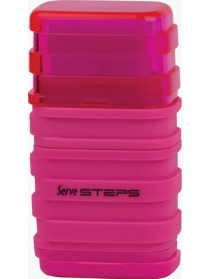 Braventa Collection Serve Steps Silgili Kalemtiras Pembe Tekli