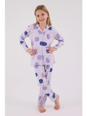 Rolypoly 3706-2 Kız Çocuk Pijama Takımı