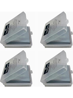 Braventa Collection Faber-Castell Faber Castell Gri Hamur Silgi Plastik Kutulu Çizim Silgisi 4 Adet