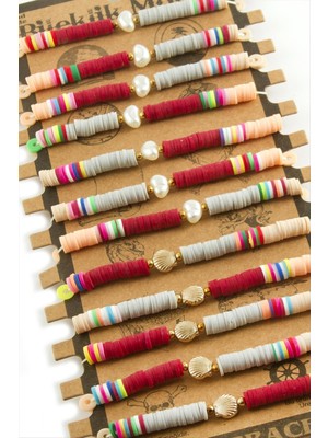 LTG Nova Istiridye Inci Fimo Boncuk Bileklik