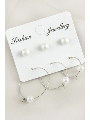 LTG Nova 6 Adet Inci Halka Küpe 2,5 cm