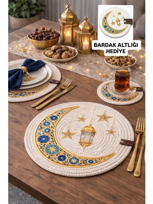 Ramazan Konsept Supla El Yapımı Pamuk Kordon Supla Şık Sofra Sunumluğu 1 Adet Supla