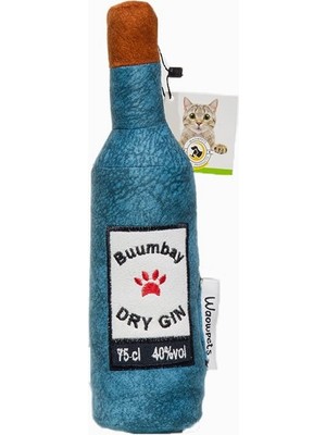 Braventa Collection Waowpets Animal Products Bottle Toy, Köpek Oyuncağı, Kedi Oyuncağı, Peluş Oyuncak (Turkuaz)