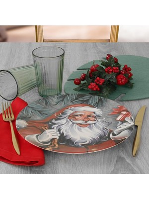 Braventa Collection Noel Baba Servis Tabağı 26 cm - 17979