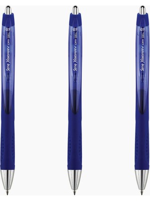 Braventa Collection Serve Xberry Jel Kalem 07MM Yuvarlak Uc K.mavı 03 3lu Set