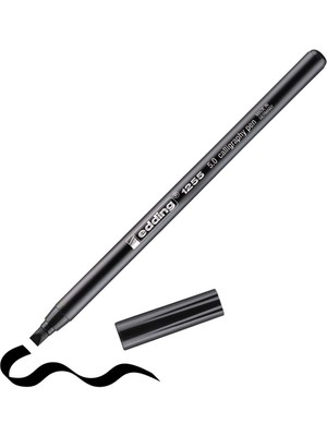 Braventa Collection Edding 1255 Kaligrafi Kalemi - Siyah - 1 Kalem - Kaligrafi Ucu 5 mm