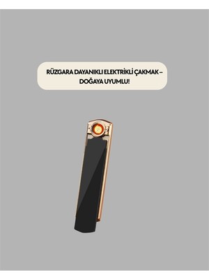 Kamp ve Dış Mekanlara Uygun Elektronik Çakmak - Güçlü Batarya, Çevre Dostu - Lisinya