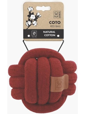 Braventa Collection M-Pets Red Ball 15CM Örgü Top Oyuncak
