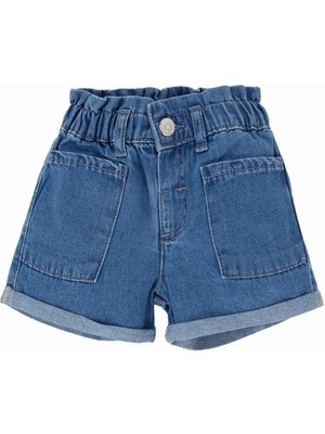 Braventa Collection Kız Bebek Jean Şort