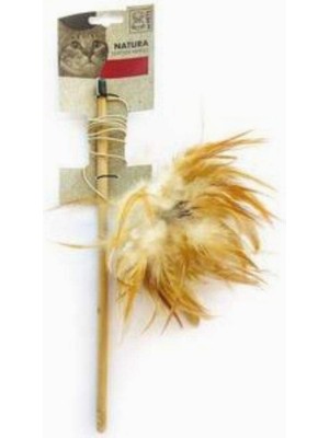Braventa Collection M-Pets Natura Feather Wand Kedi Oyuncağı Olta