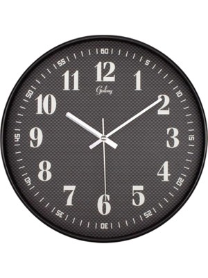 Braventa Collection 221-K Serisi Metal Görünümlü Örgü Kadranlı Sessiz Akar Roma Rakamlı Modern Duvar Saati 30 cm