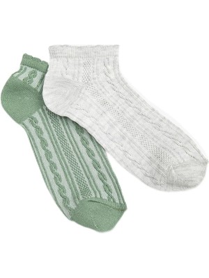 Braventa Collection 2'li Dokulu Uzun Çorap Paketi