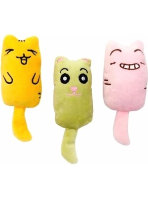 Braventa Collection Uzun Kuyruklu Peluş Kedi Oyuncağı 14 cm