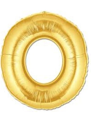 Livenda Altın Sarısı Folyo O Harfi Balon 1 Metre